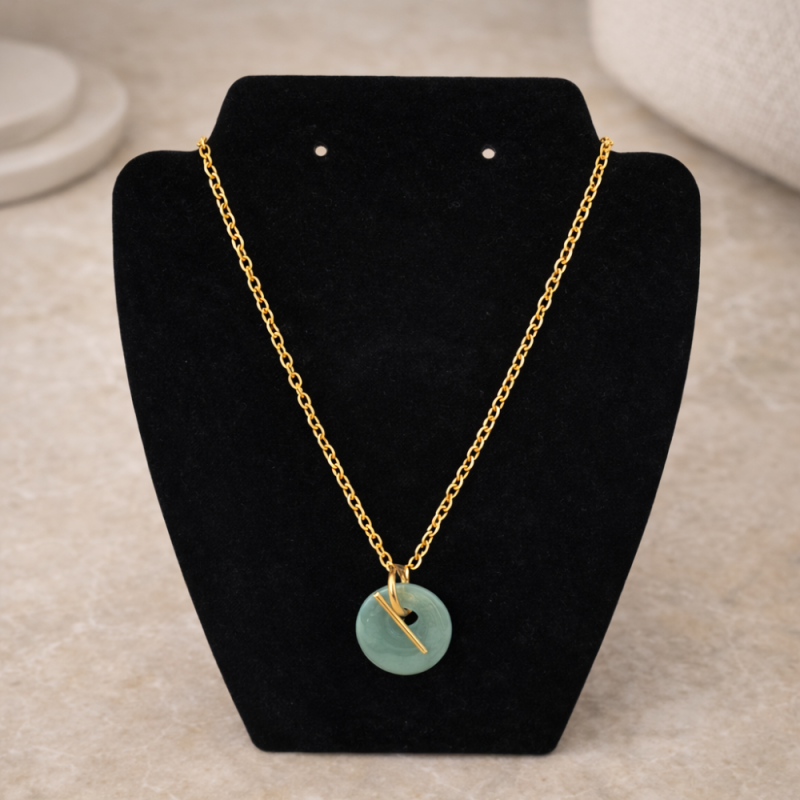 Collier pierre minérale