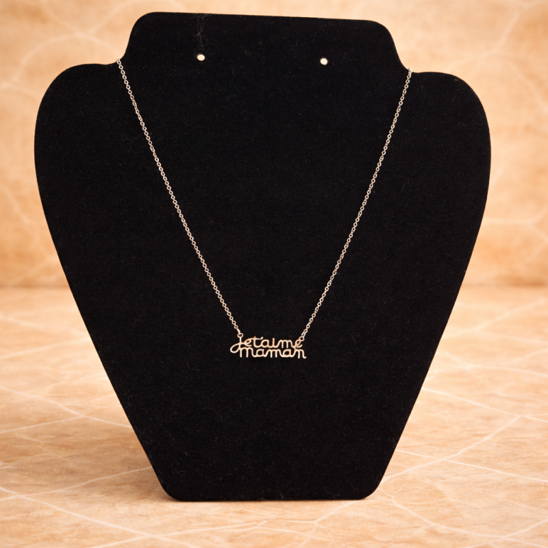 Collier je t'aime maman