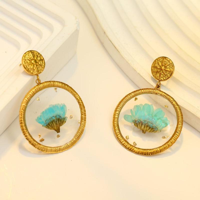 Boucles d'oreilles dorées