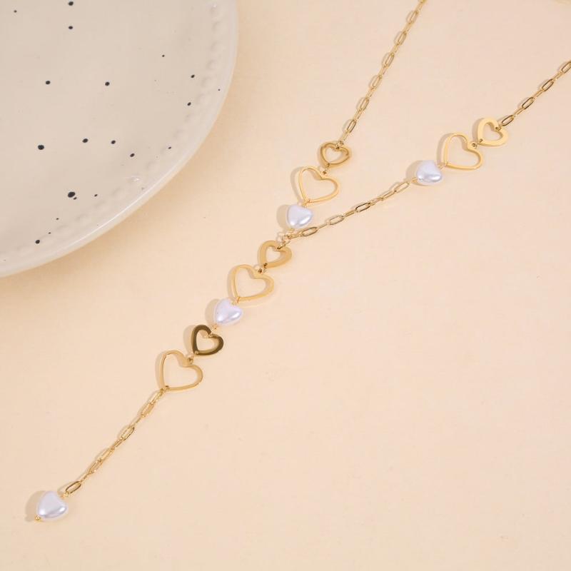 Collier en y cœur