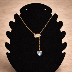 Collier fin pendentif cœur