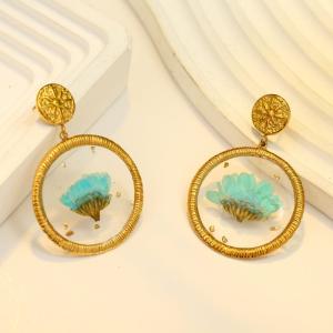 Boucles d'oreilles dorées