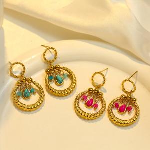 Boucle d'oreilles dorées - image 2