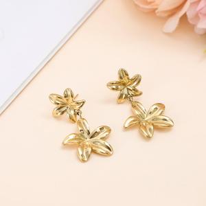 Boucles d'oreilles dorées - image 2