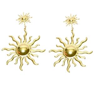 Boucle d'oreilles dorées - image 2