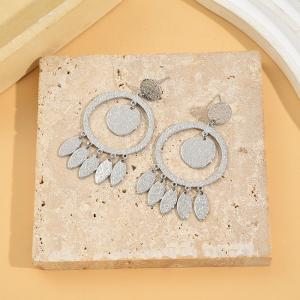 Boucles d'oreilles argenté - image 2